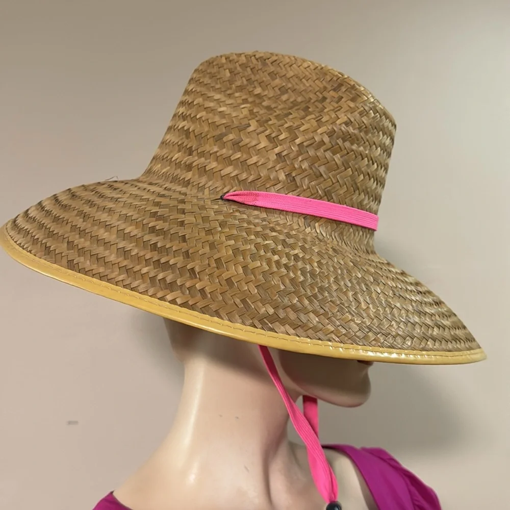 Wide Straw Sun Beach Hat